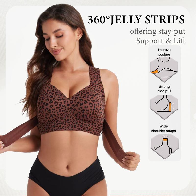 💕💕💕Cross Back Front Closure Wireless Posture Support Bra