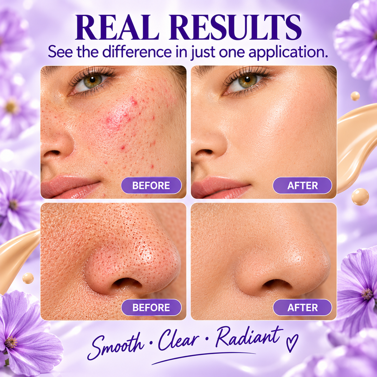 Full Coverage Concealer Cream | 24H Long Lasting Waterproof Concealer with Puff | Lightweight Flawless Concealer for Acne Dark Spots Under Eye