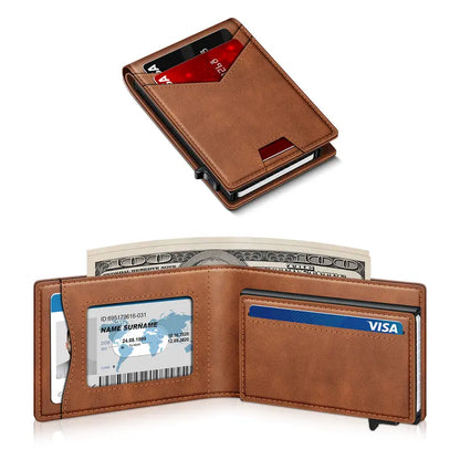 RFID Blocking Carbon Fiber Wallet ✅ Slim design | Holds cards + cash 💵EDC upgrade every guy wants 🔧