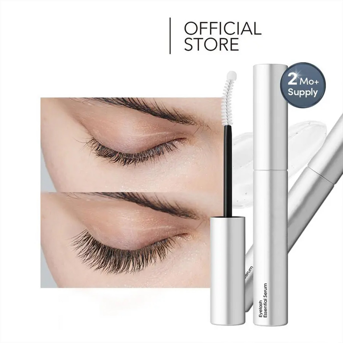 Eyelash Growth Serum- Safe & Gentle Lashes Care, Fuller, Thicker in 2 Weeks, Non-Prostaglandin