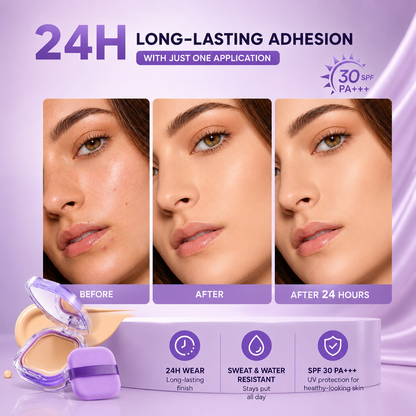 Full Coverage Concealer Cream | 24H Long Lasting Waterproof Concealer with Puff | Lightweight Flawless Concealer for Acne Dark Spots Under Eye