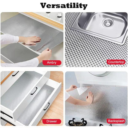 Peel & Stick Aluminum Foil Wallpaper~~