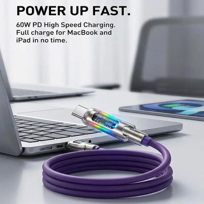 Buy 1 Get 1 Free -4-in-1 Fast Charging Cable – 6.6FT USB-C Multi-Connector Cord